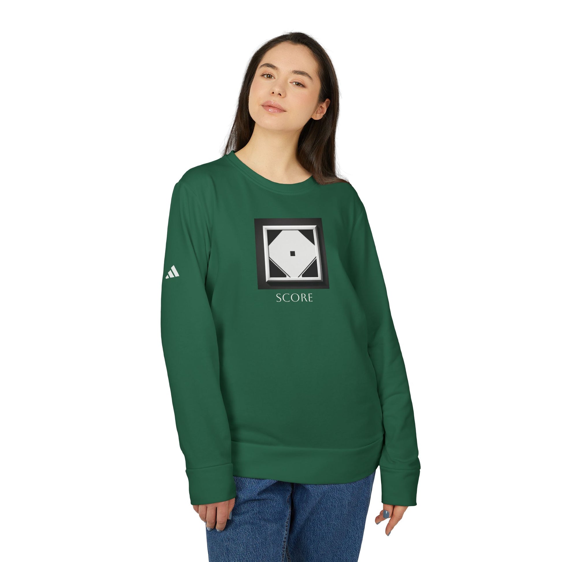 Score, adidas Unisex Fleece Crewneck Sweatshirt - Psychonaut Swag
