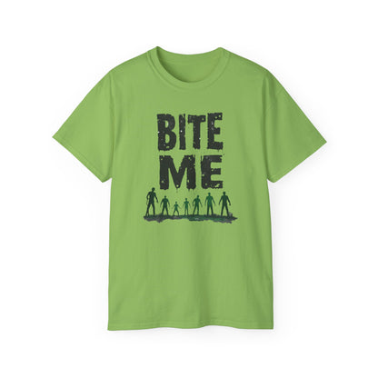 Bite Me, Unisex Ultra Cotton T-Shirt, Casual Wear, Gift for Halloween, Party Shirt, Humor Merch