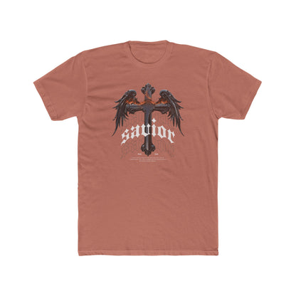 Savior Cross & Wings Graphic Tee - Gothic Christian Streetwear