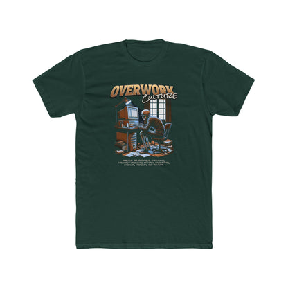 Overworked Society — 'Overwork' Graphic Crewneck T-Shirt