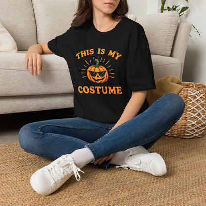 This Is My Costume T-Shirt — Funny Halloween Pumpkin Jack-O'-Lantern Tee