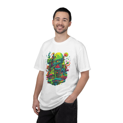 Psychedelic Dream Graphic T-Shirt — Sticky Trippy Art Tee