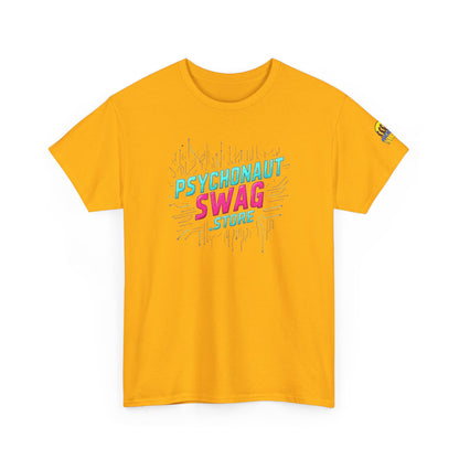 Psychonaut Swag, Human Billboard, Unisex Heavy Cotton Tee