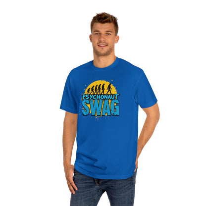 Psycho Swag Unisex Classic Tee - Trendy Graphic T-Shirt for Gamers & Psychonauts, Quirky Gift, Casual Wear, Unique Fashion - Psychonaut Swag