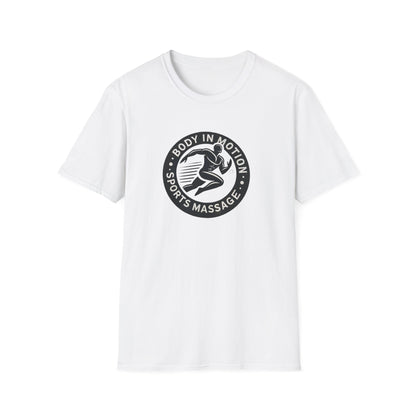 Sports Massage T-Shirt — "Body in Motion" Logo Athletic Tee