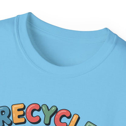 Recycle Your Joy Panda Tee — Cute Eco-Friendly Positive Message T-Shirt