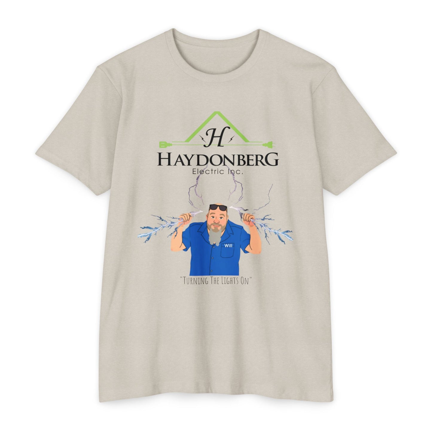 Haydonberg Turning The Lights On, Unisex CVC Jersey T-shirt