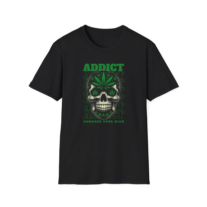 Cannabis Addict T-Shirt — Funny Marijuana Graphic Tee