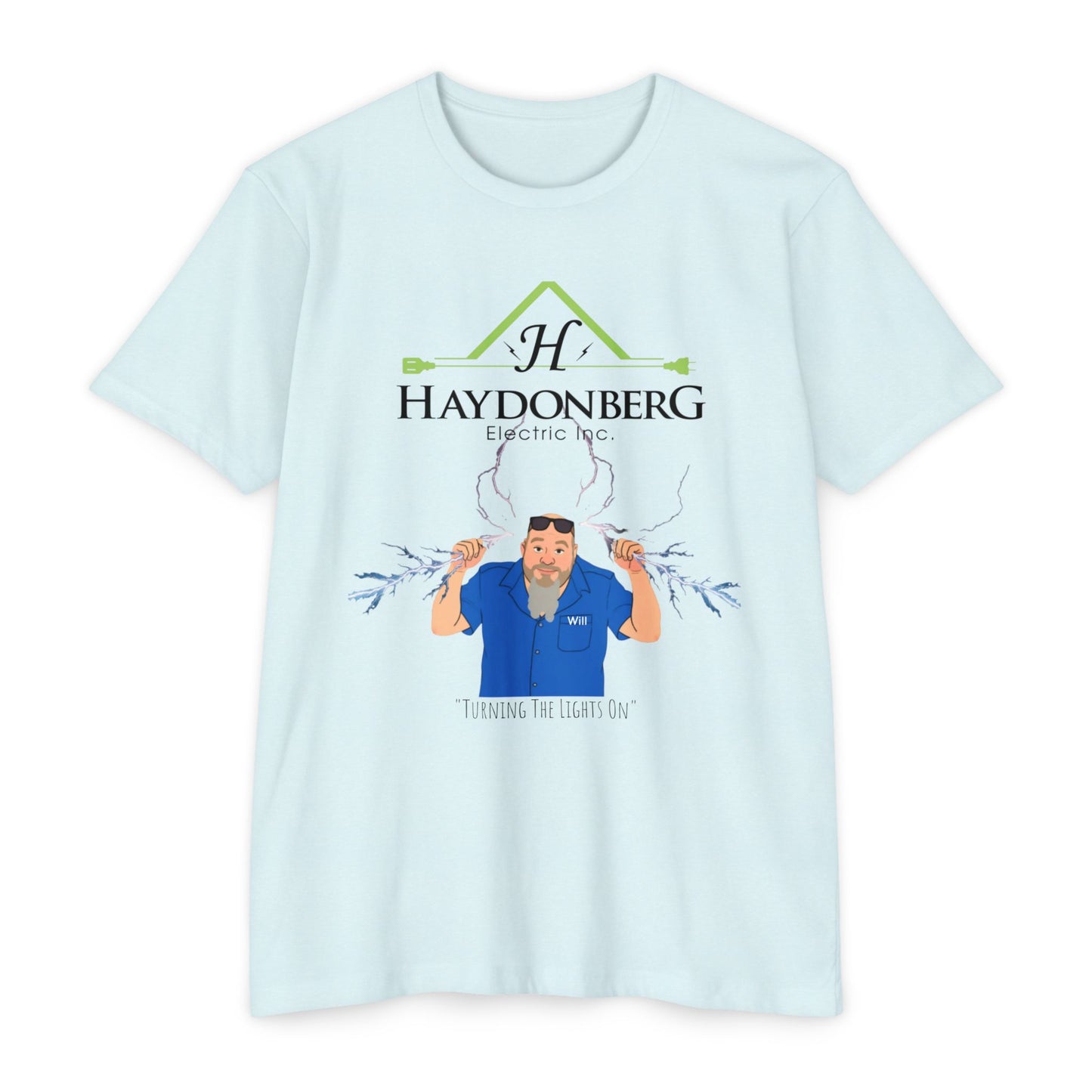 Haydonberg Turning The Lights On, Unisex CVC Jersey T-shirt