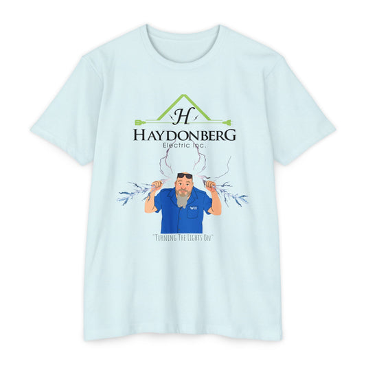 Haydonberg Turning The Lights On, Unisex CVC Jersey T-shirt