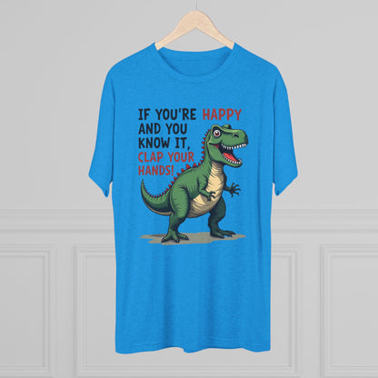 T‑Rex Would If It Could — Funny Dinosaur Crew Tee
