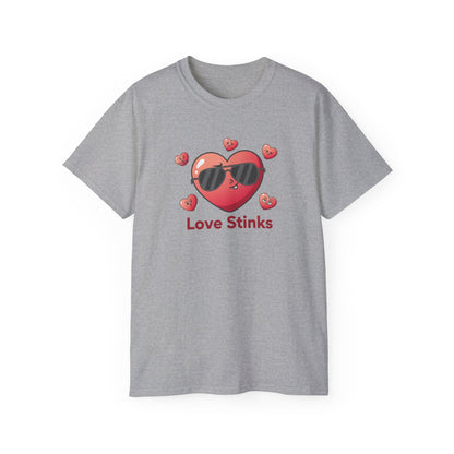 Love Stinks Heart Tee — Funny Valentine’s Day Shirt