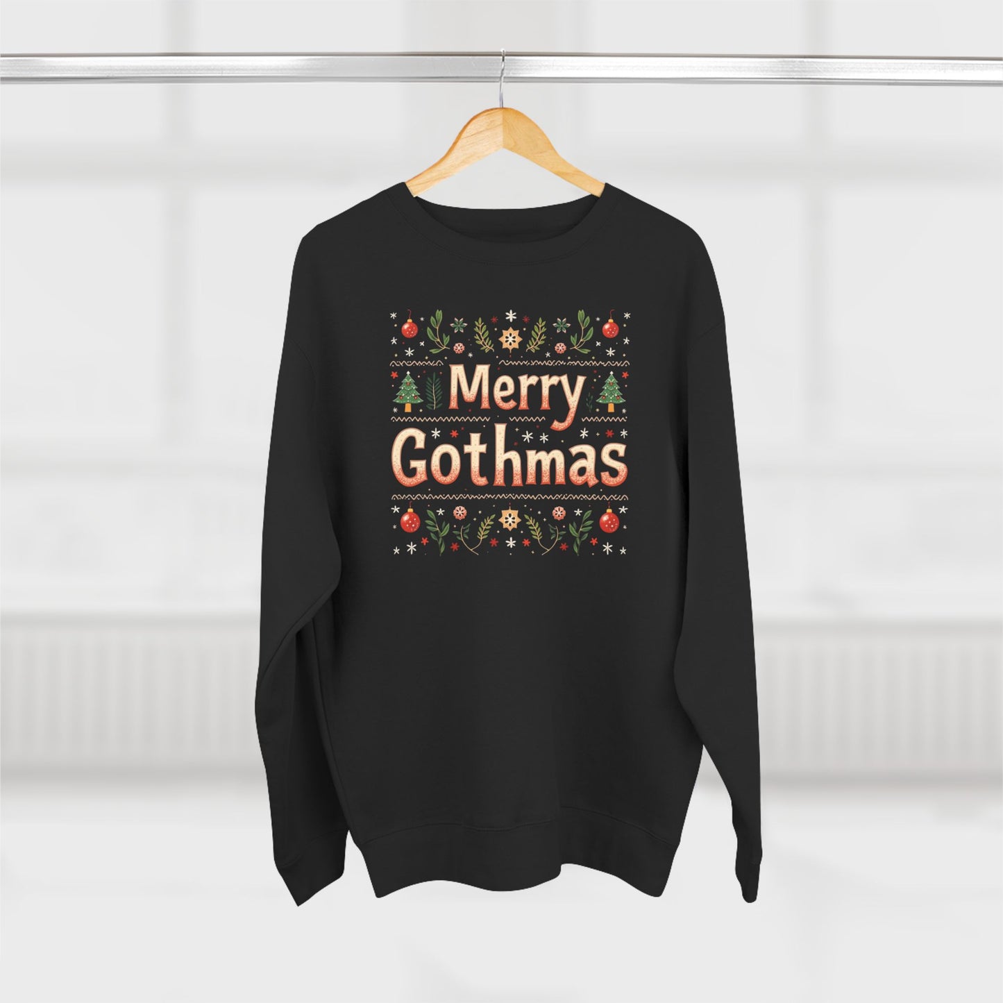 Merry Gothmas Sweatshirt — Gothic Holiday Crewneck