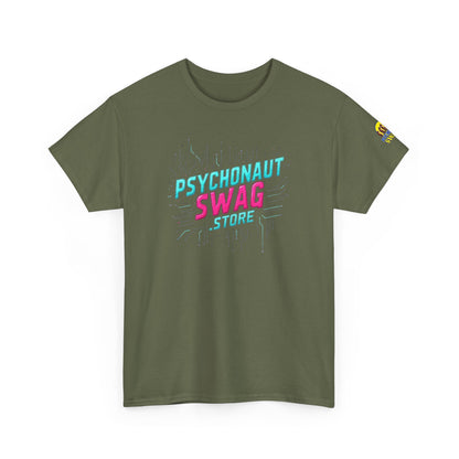 Psychonaut Swag, Human Billboard, Unisex Heavy Cotton Tee
