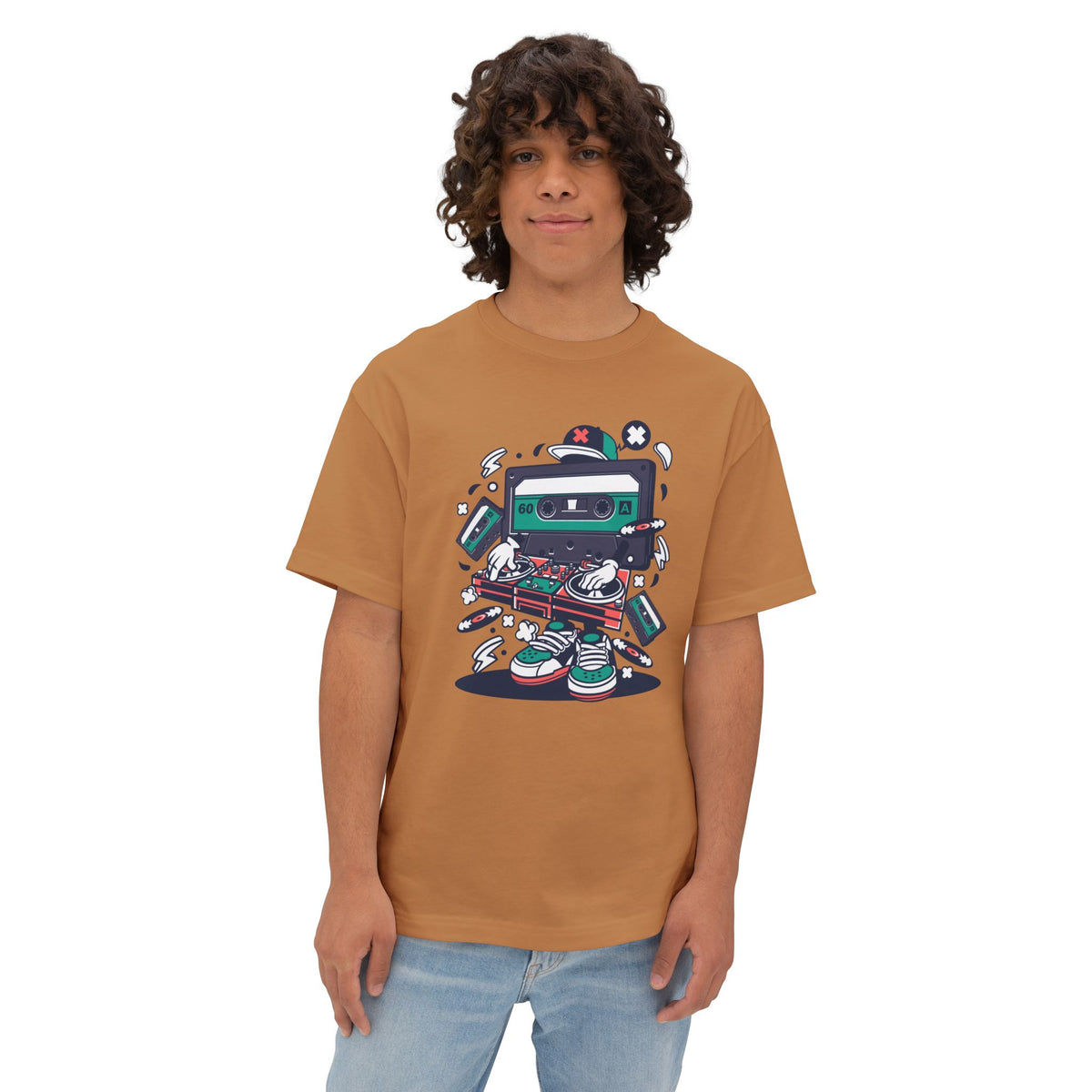 Retro Cassette Robot Tee