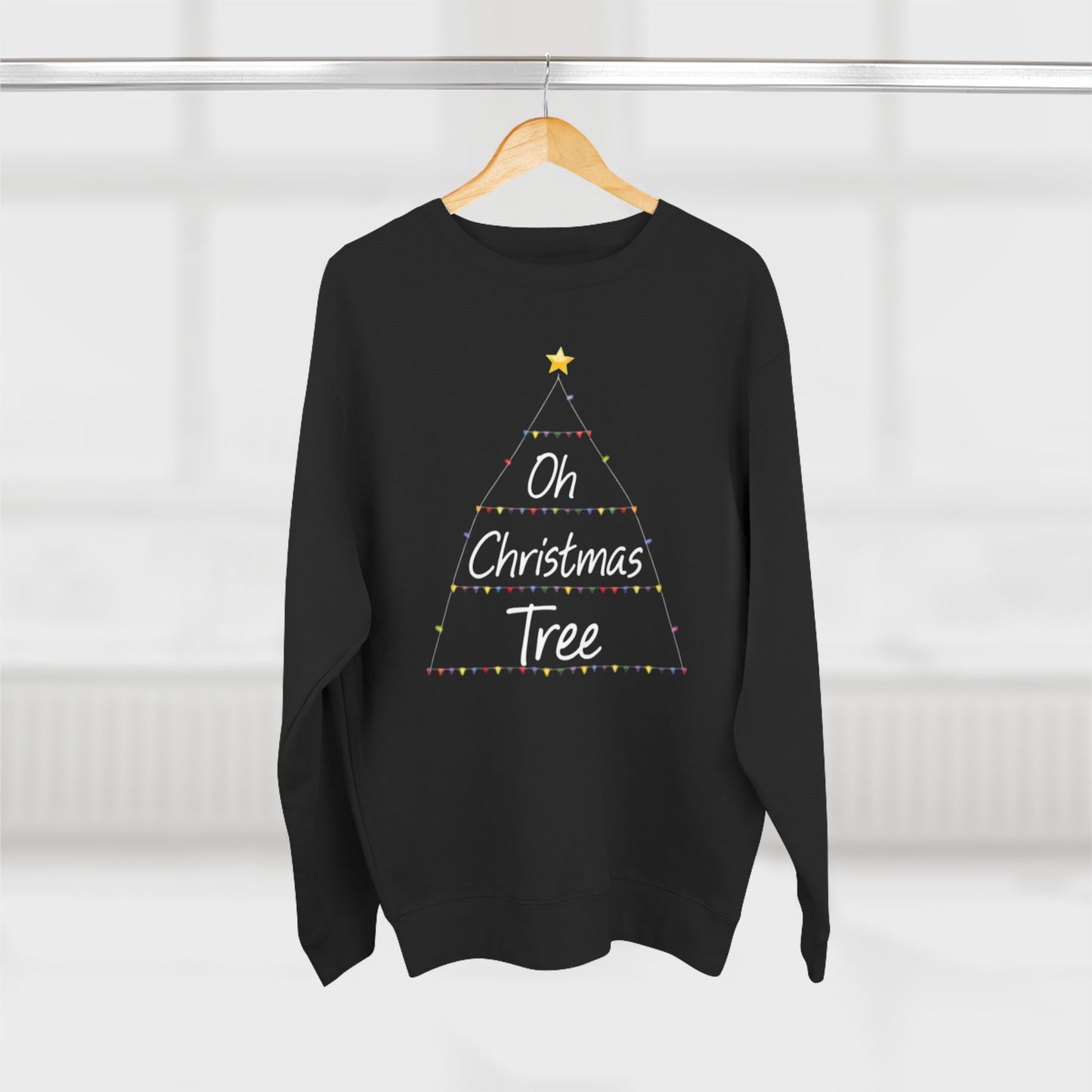 Oh Christmas Tree Sweatshirt — Minimal Holiday Crewneck