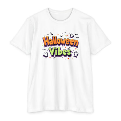 Halloween Vibes Unisex T-Shirt, Spooky Tee, Fall Fashion, Halloween Party Shirt, Gift for Ghost Lovers, Casual Autumn Wear