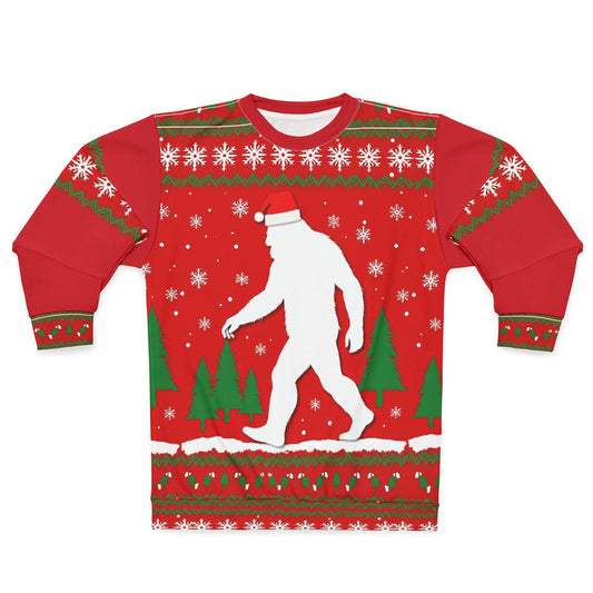 Bigfoot Christmas Sweatshirt – Ugly Holiday Sweater Design