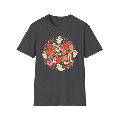Spooky Season T-Shirt — Retro Ghost Halloween Tee
