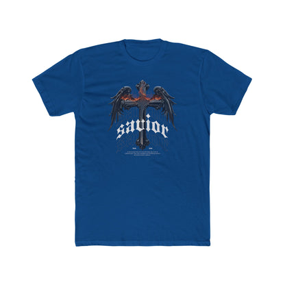 Savior Cross & Wings Graphic Tee - Gothic Christian Streetwear