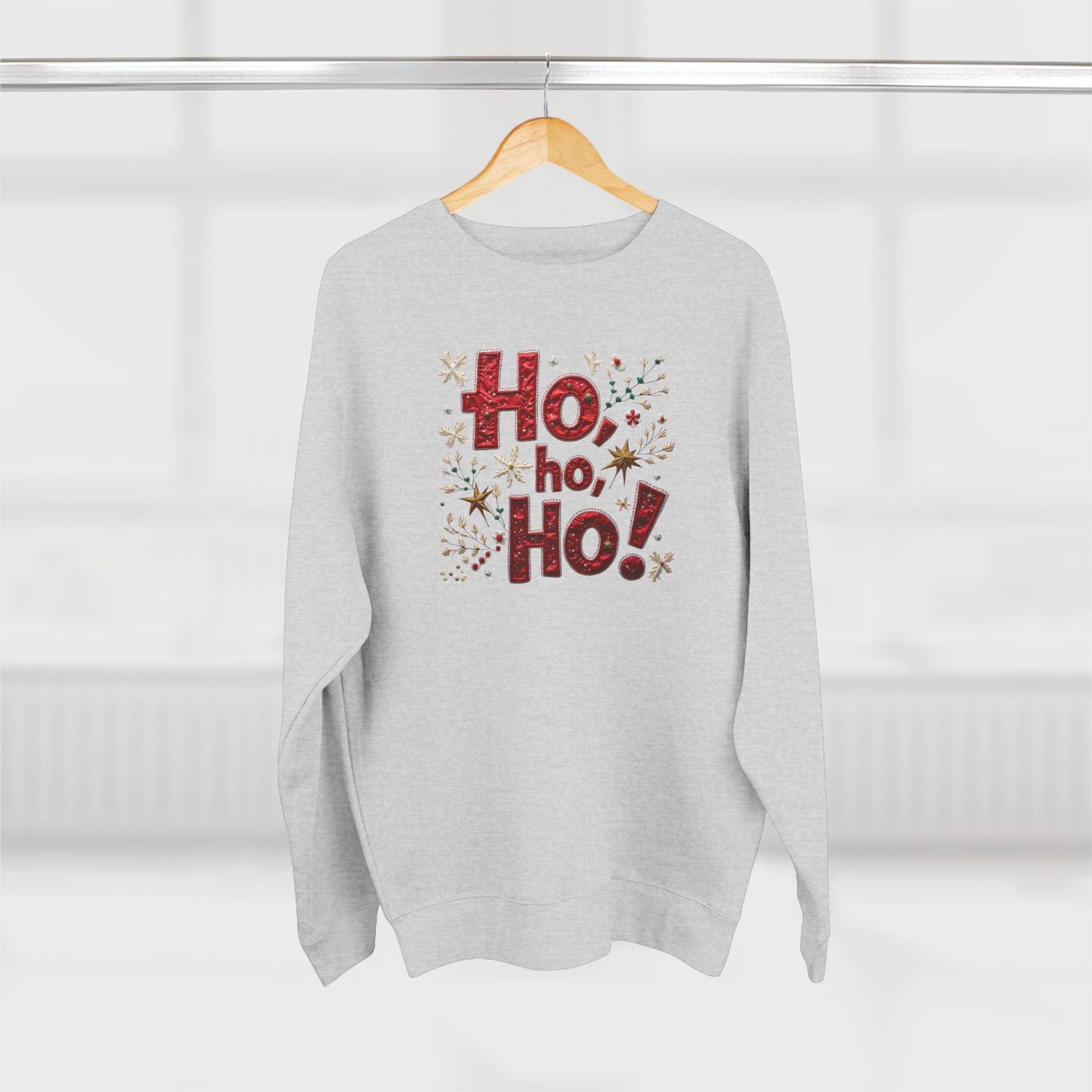 Ho Ho Ho! Christmas Crewneck Sweatshirt – Festive Holiday Sweater