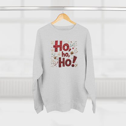Ho Ho Ho! Christmas Crewneck Sweatshirt – Festive Holiday Sweater