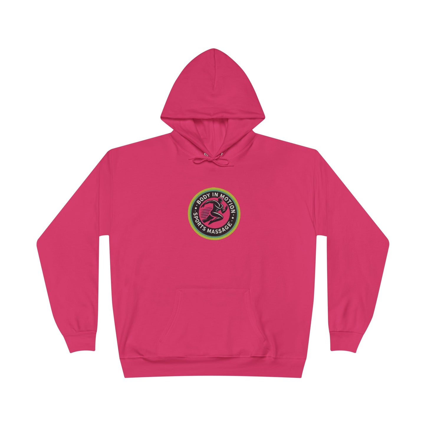 Sports Massage, Logo Hoodie — 'Run Fast' Athletic Pullover