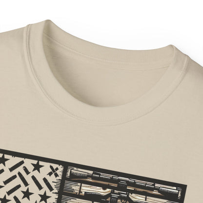 2nd Amendment Flag, Unisex Ultra Cotton Tee - Psychonaut Swag