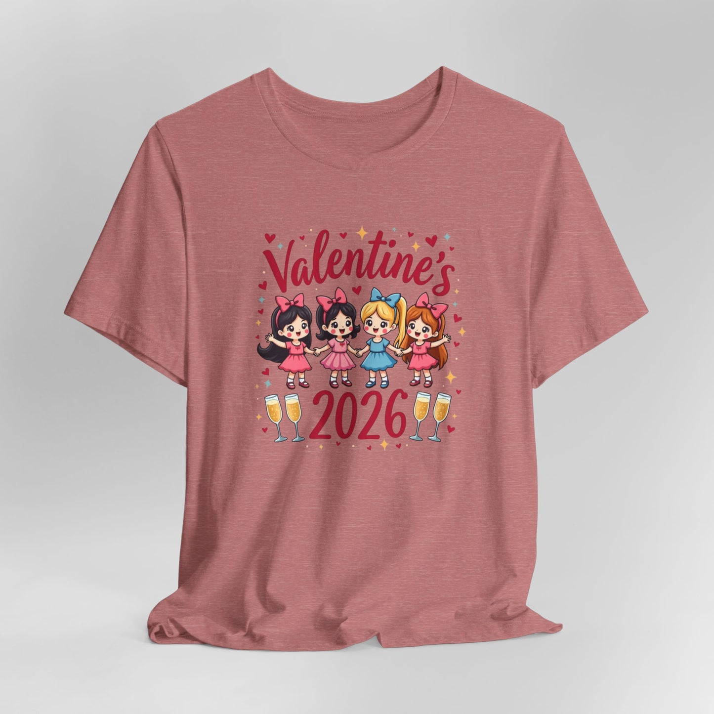 Valentine's 2026 Girls Graphic Tee