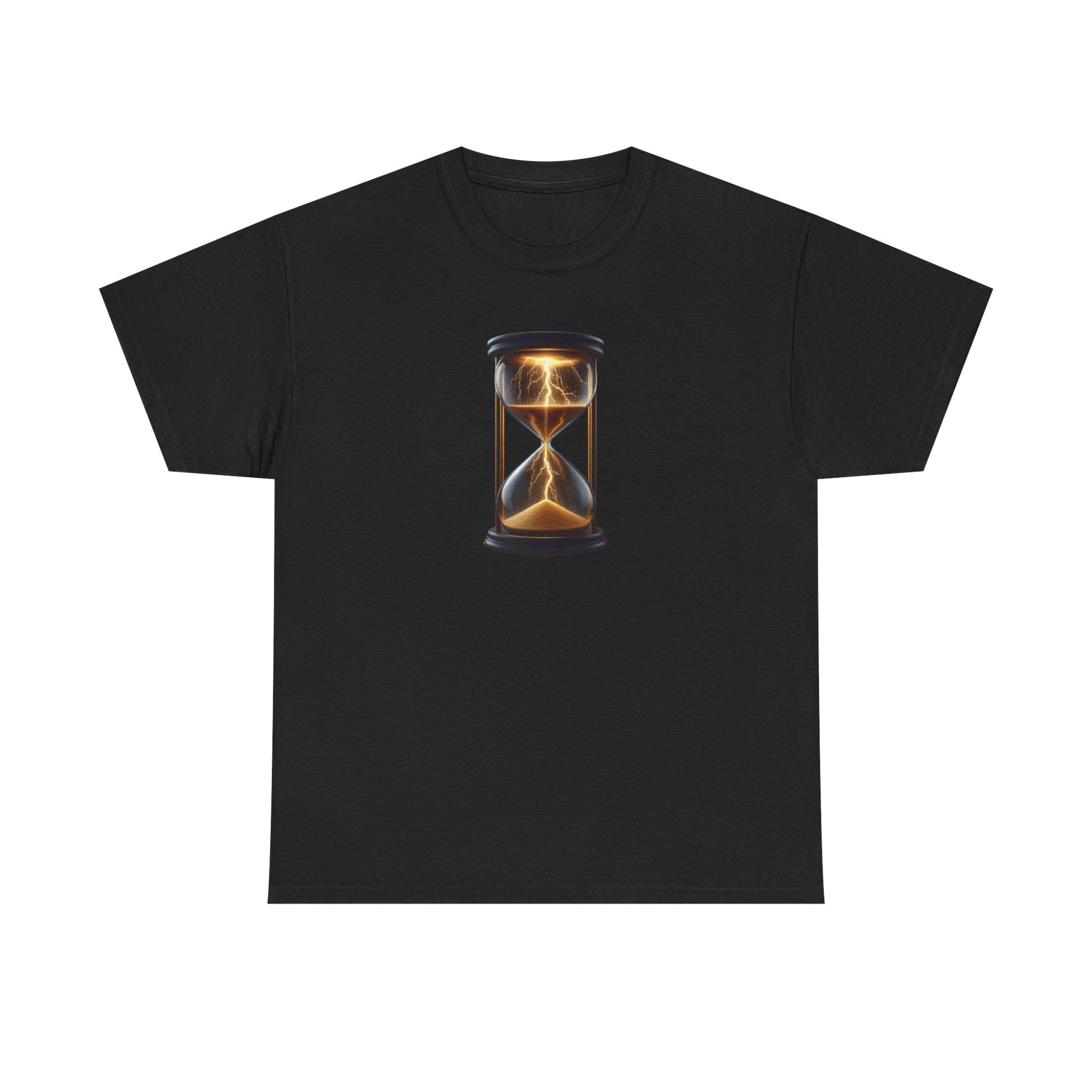 Static Time, Unisex Heavy Cotton Tee - Psychonaut Swag