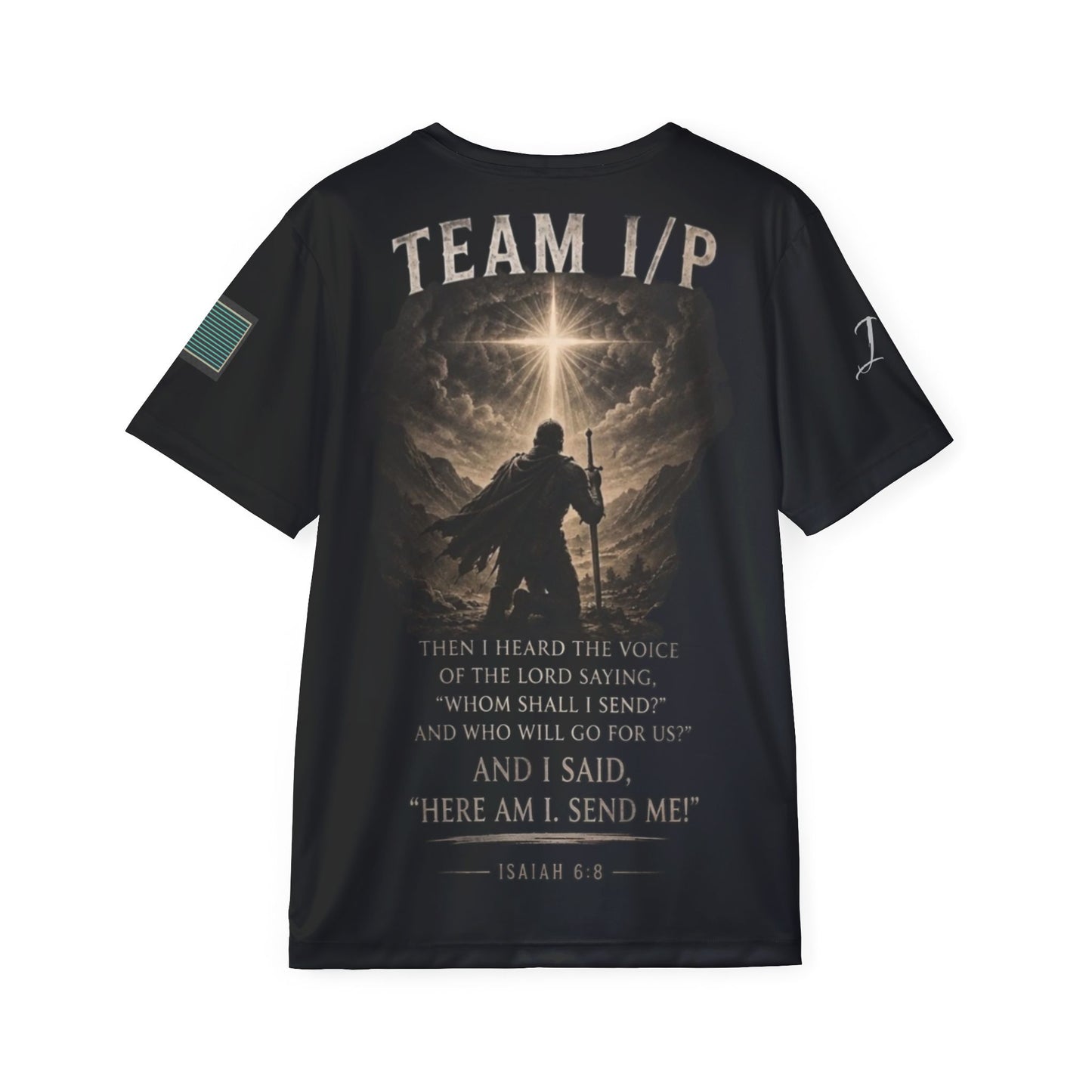 Team I/P "Send Me" Men's Sports Jersey — Isaiah 6:8 Inspirational Christian Athletic Shirt