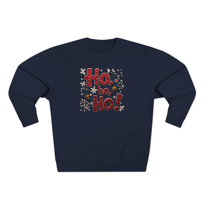 Ho Ho Ho! Christmas Crewneck Sweatshirt – Festive Holiday Sweater