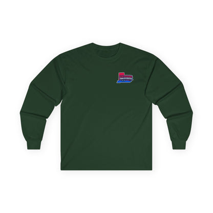 Kentuckiana small biz swag,  Long Sleeve Tee, Cozy Casual Wear, Everyday Comfort, Gift for Friends, Unisex Graphic Tee, Layering Essential