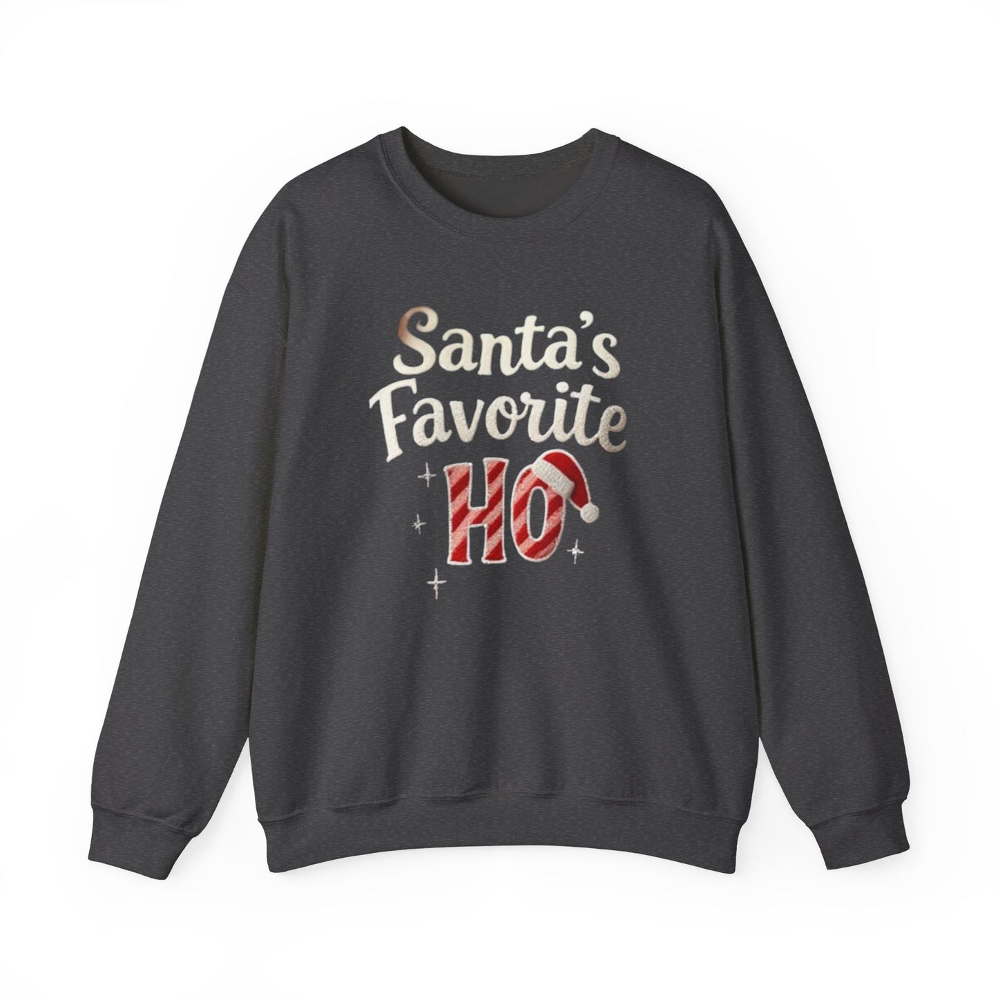 Santa’s Favorite, ugly Christmas sweater Unisex Heavy Blend™ Crewneck Sweatshirt