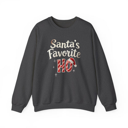 Santa’s Favorite, ugly Christmas sweater Unisex Heavy Blend™ Crewneck Sweatshirt