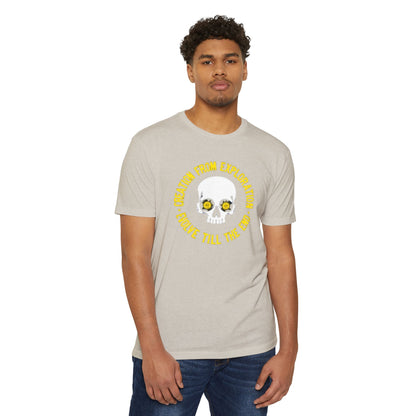 Skull Exploration T-Shirt | Unisex Tee for Adventurers, Fun Graphic Tee, Unique Gift for Explorers, Perfect for Casual Days, Evolution Theme