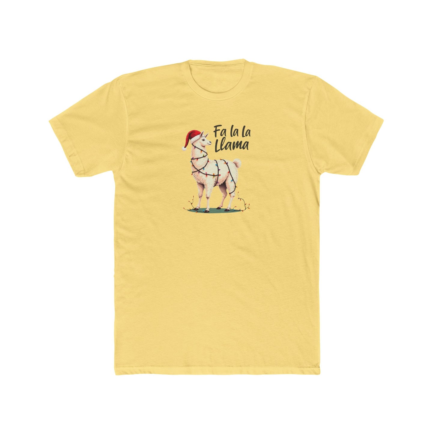 Fa La Llama Christmas Tee — Cute Llama Holiday T-Shirt