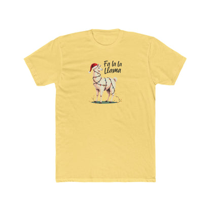 Fa La Llama Christmas Tee — Cute Llama Holiday T-Shirt