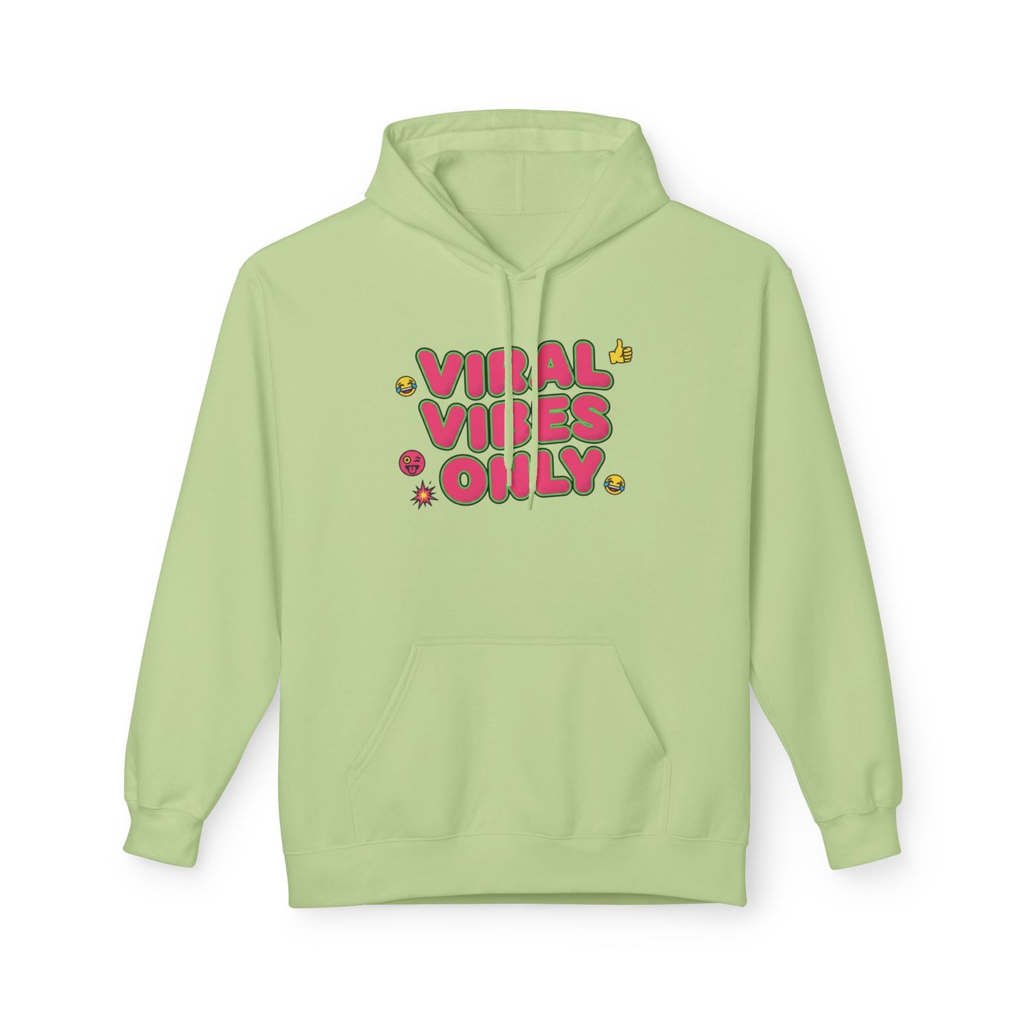 Hoodie - "Vibe Check" Colorful Retro Text Graphic