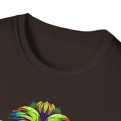 Stoned Ape, Psychedelic Unisex Softstyle T-Shirt