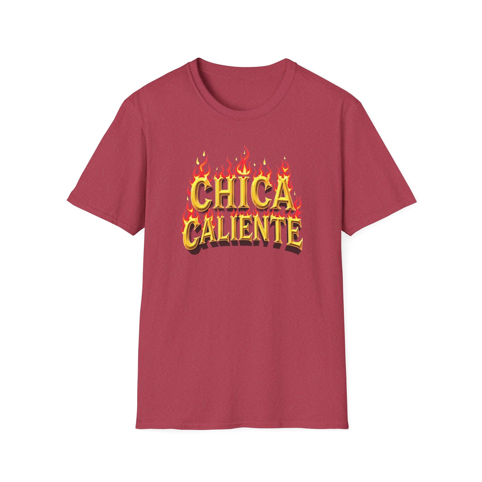 Hot Chick, Flame T-Shirt, Trendy Graphic Tee, Chica Caliente Shirt, Gift for Her, Summer Fashion, Casual Style - Psychonaut Swag