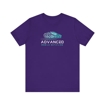 Advanced Mobile Detailing, Super soft style, Unisex Tee, Car Enthusiast Shirt, Automotive Gift, Stylish Car Wash Tee, Perfect for Mechanics, Birthday or Holiday Gift