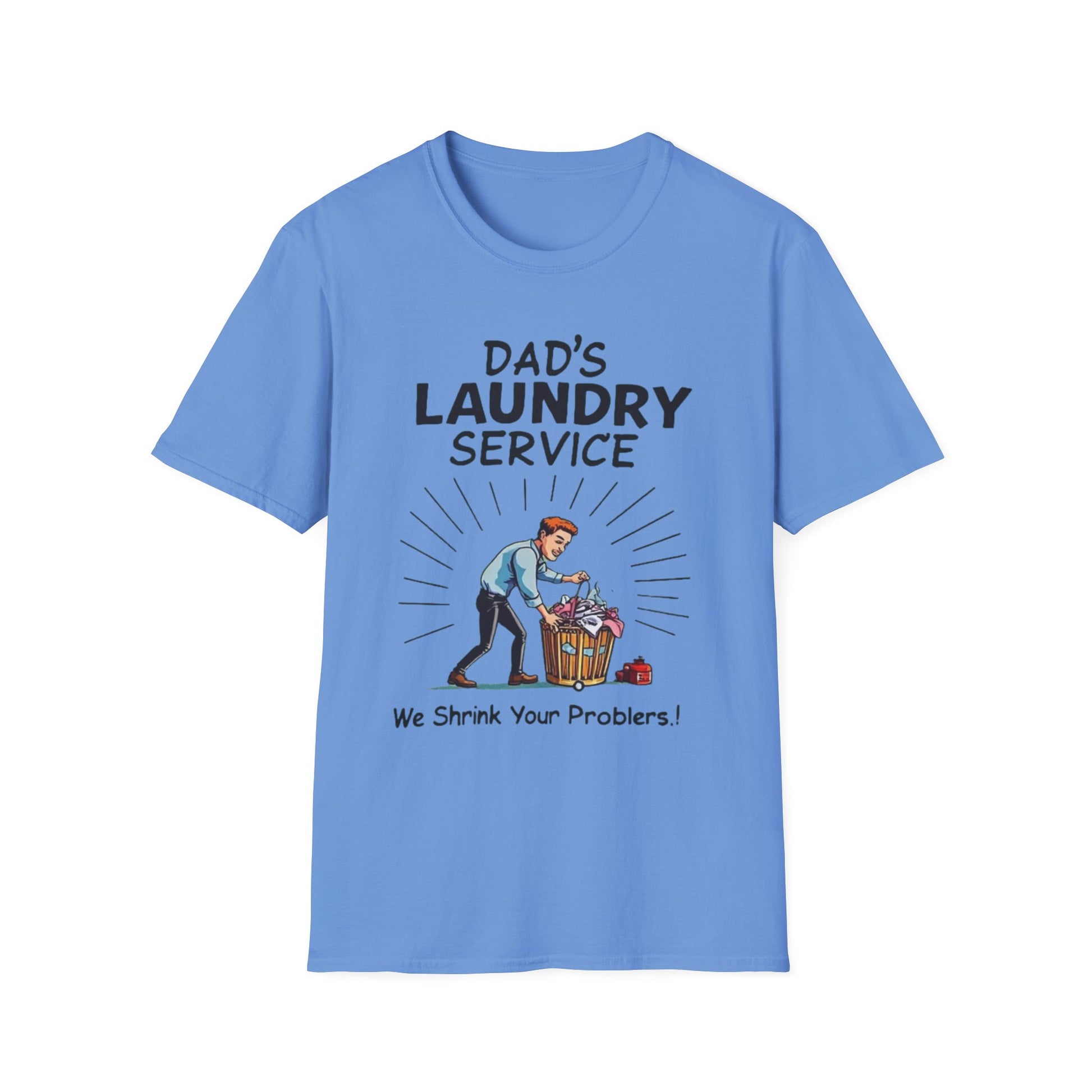 Dad's Laundry Service T-Shirt, Funny Gift for Dads, Unisex Humor Tee, Laundry Day Shirt, Father's Day Gift, Everyday Wear - Psychonaut Swag