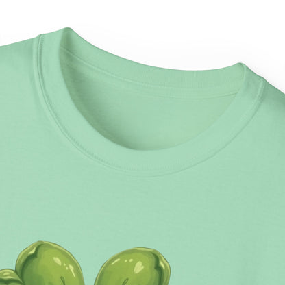St. Patrick's Day Lucky Four-Leaf Clover Tee