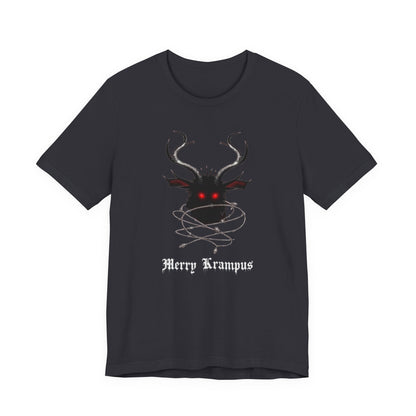Krampus Graphic Tee — "Merry Krampus" Holiday Horror T-Shirt