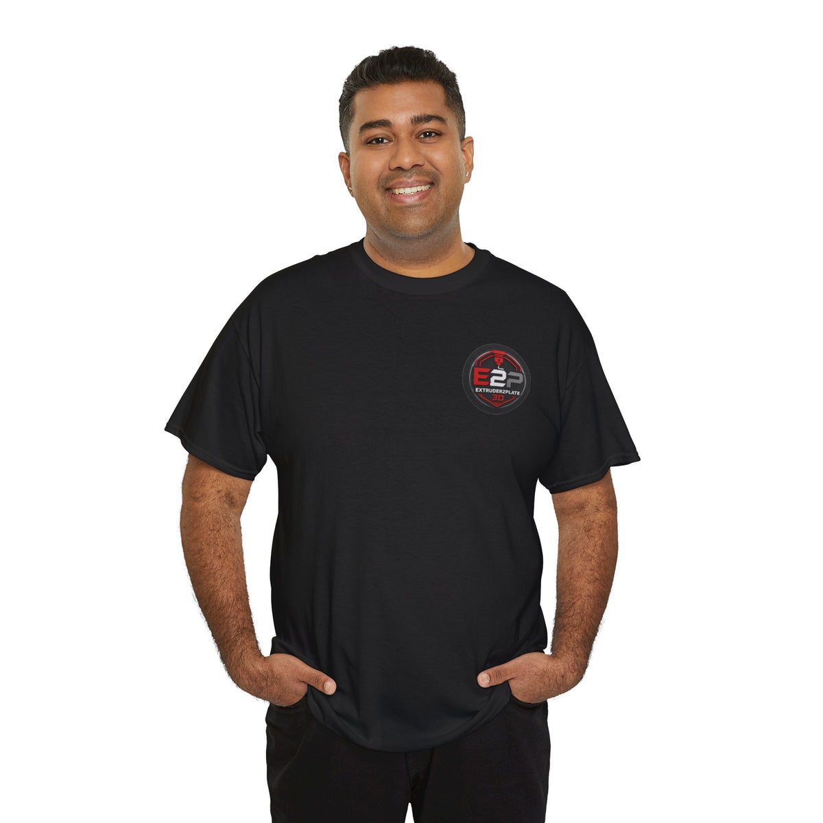 Extruder2Plate3D, Poop Happens T‑Shirt — Funny Cartoon 3D Printer Graphic Tee