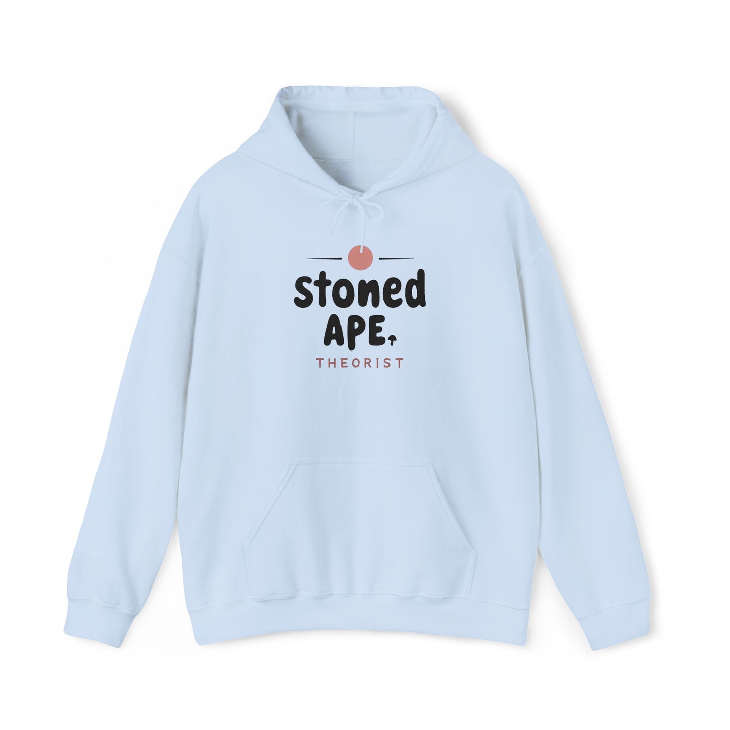 Stoned Ape Hoodie – Minimal Retro Logo Pullover