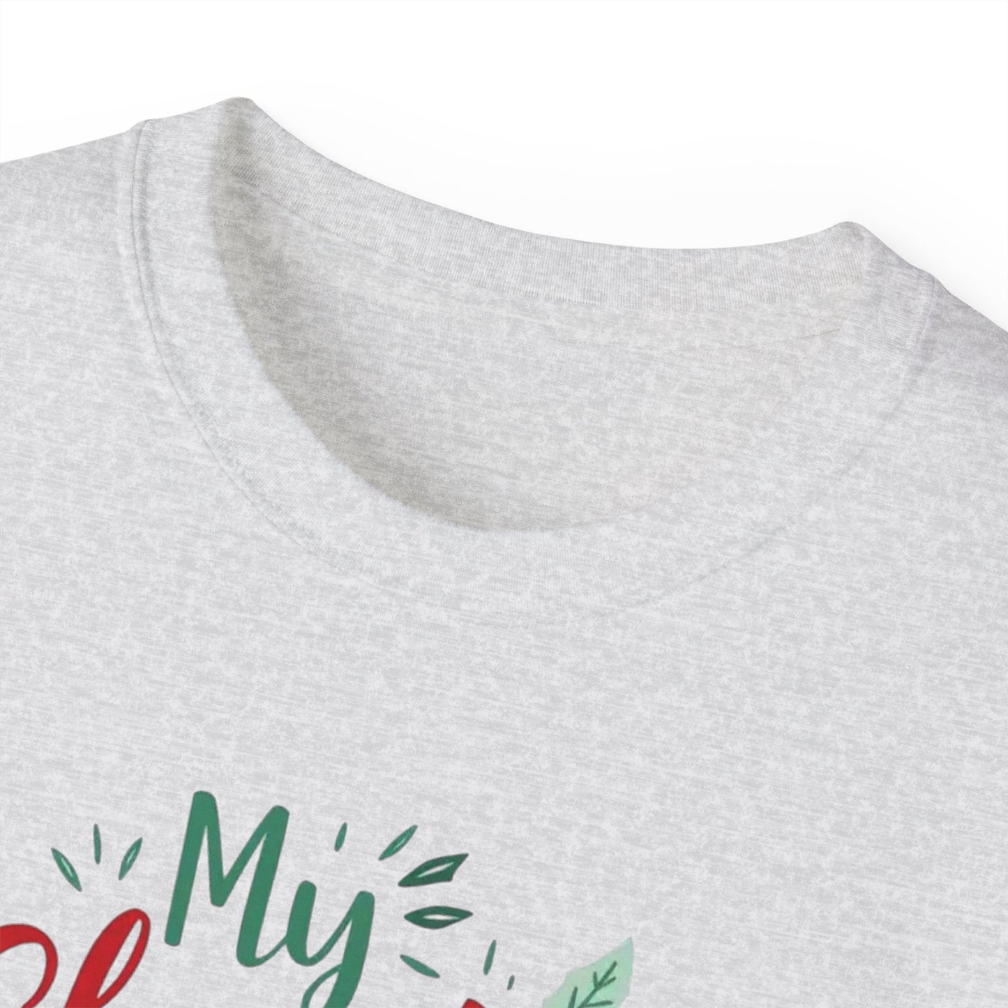 Christmas Coffee Tee - "My Christmas Spirit Needs Coffee" Holiday T-Shirt