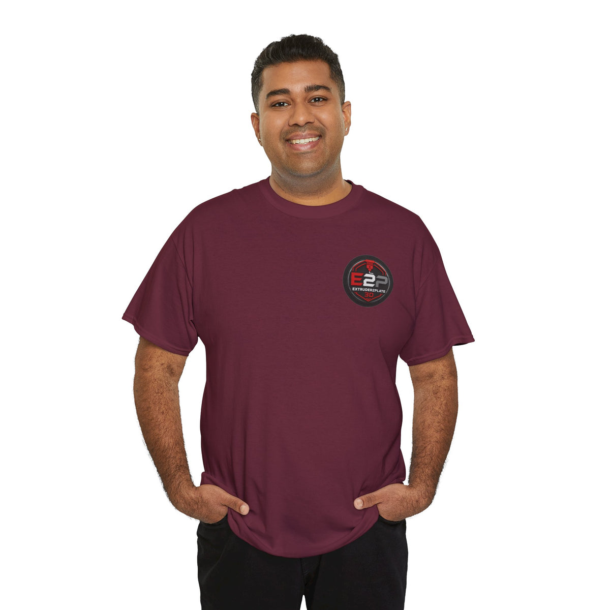 Extruder2Plate3D, Poop Happens T‑Shirt — Funny Cartoon 3D Printer Graphic Tee