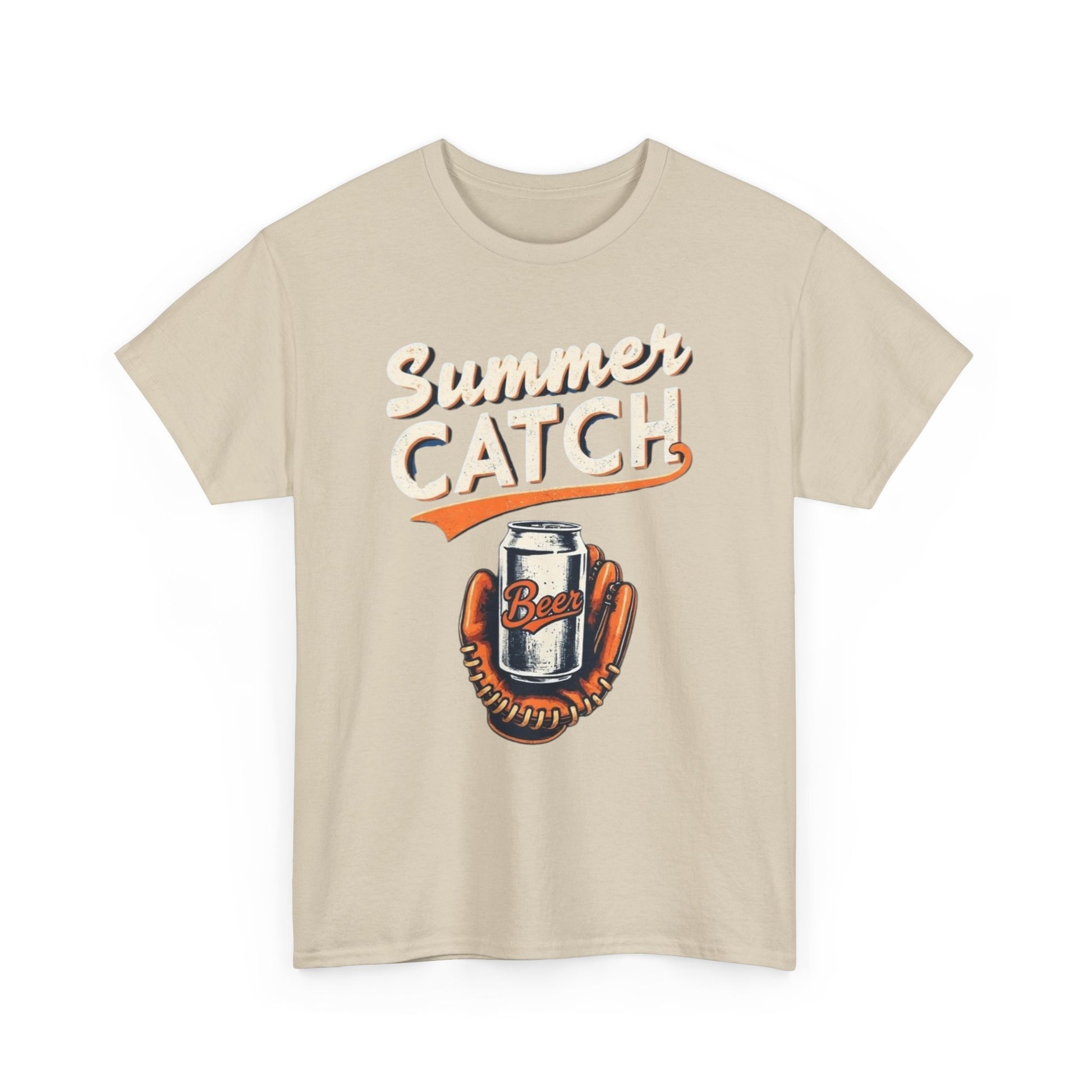 Summer Catch Tee, Casual Summer Shirt, Gift for Beer Lovers, Fun Graphic T-Shirt, Perfect for BBQs and Picnics - Psychonaut Swag